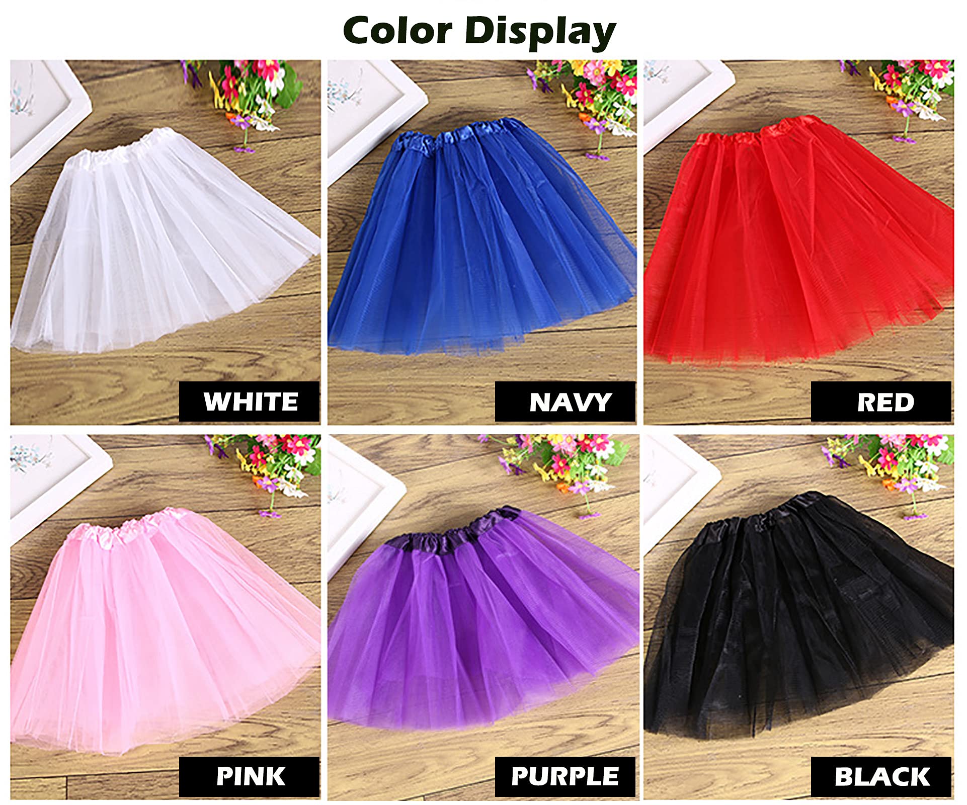 Costume Tutu Skirt, Tutus for Women, Teens Ballet Skirts Classic 5 Layers Athletic Tutus