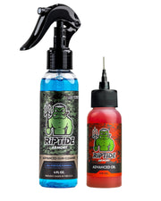 Riptide Armory Advanced Gun Cleaner & Gun Oil Kit - Cleans, Lubes, Protects Targeted Long-Lasting Formula - Nano Coat Technology - Veteran Founded & Formulated by Former US Navy Seal (4/2oz Combo)
