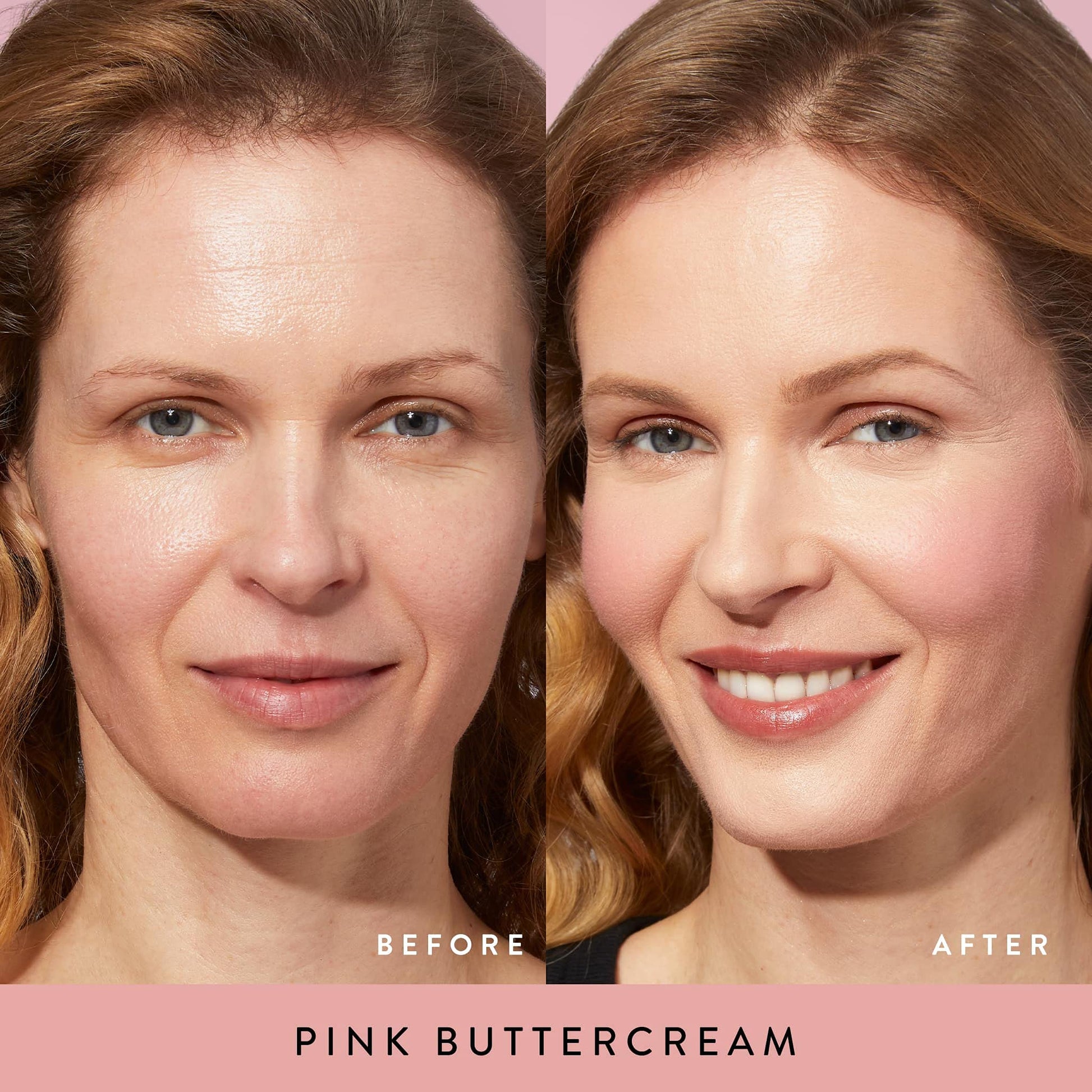 LAURA GELLER NEW YORK Baked Blush-n-Brighten Marbleized Blush for Cheeks - Pink Buttercream - Natural Finish - Buildable Color