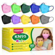 Kids KN95 Face Mask Disposable - 50 Pack KN95 Kid Masks Children Small Size Kids Breathable KN95 Mask Mascaras KN95 Para Niños