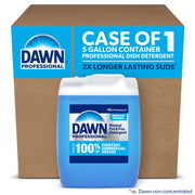 Dishwashing Liquid Soap Detergent by Dawn Professional, Bulk Degreaser Removes Greasy Foods from Pots, Pans and Dishes in Commercial Restaurant Kitchens,Regular Scent, 5 gal.