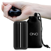 ONO Roller - Handheld Fidget Toy for Adults | Help Relieve Stress, Anxiety, Tension | Promotes Focus, Clarity | Compact, Portable Design (Full Size/Aluminum, Black)