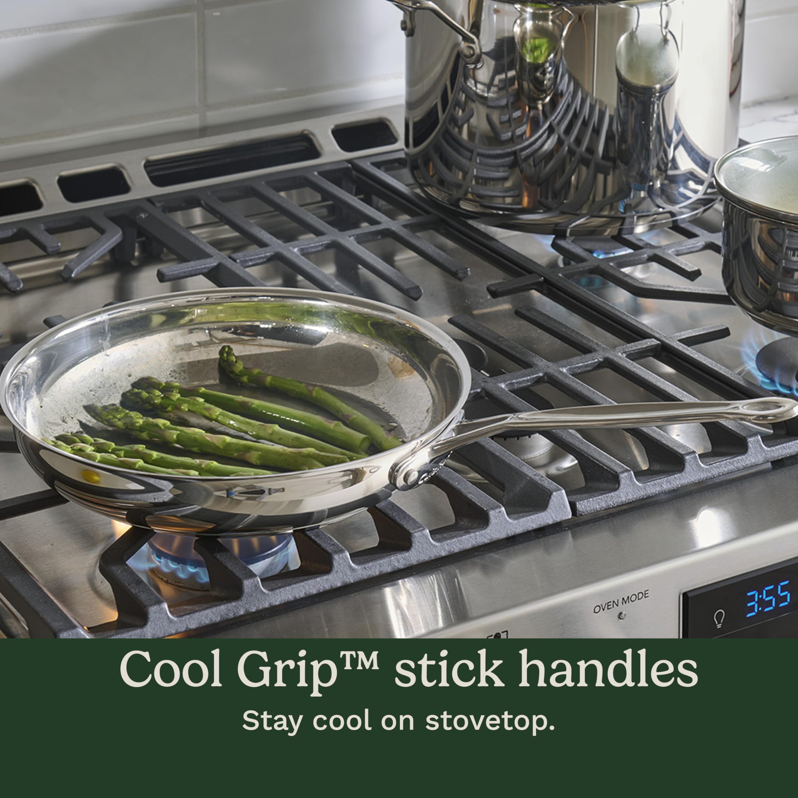 Cuisinart 77-11G Stainless Steel 11-Piece Set Chef's-Classic-Stainless-Cookware-Collection