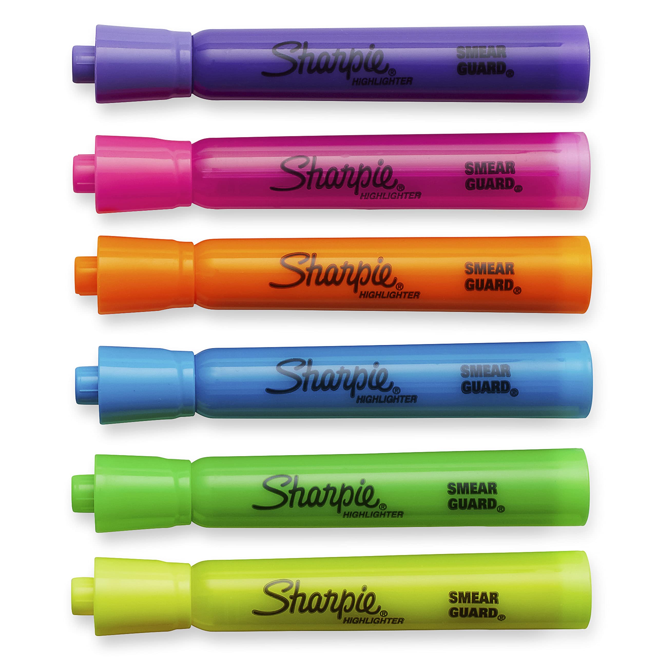 Sharpie Tank Style Highlighters, Chisel Tip Fluorescent Highlighter Marker Set, Office And Teacher Supplies, Assorted, 12 Count