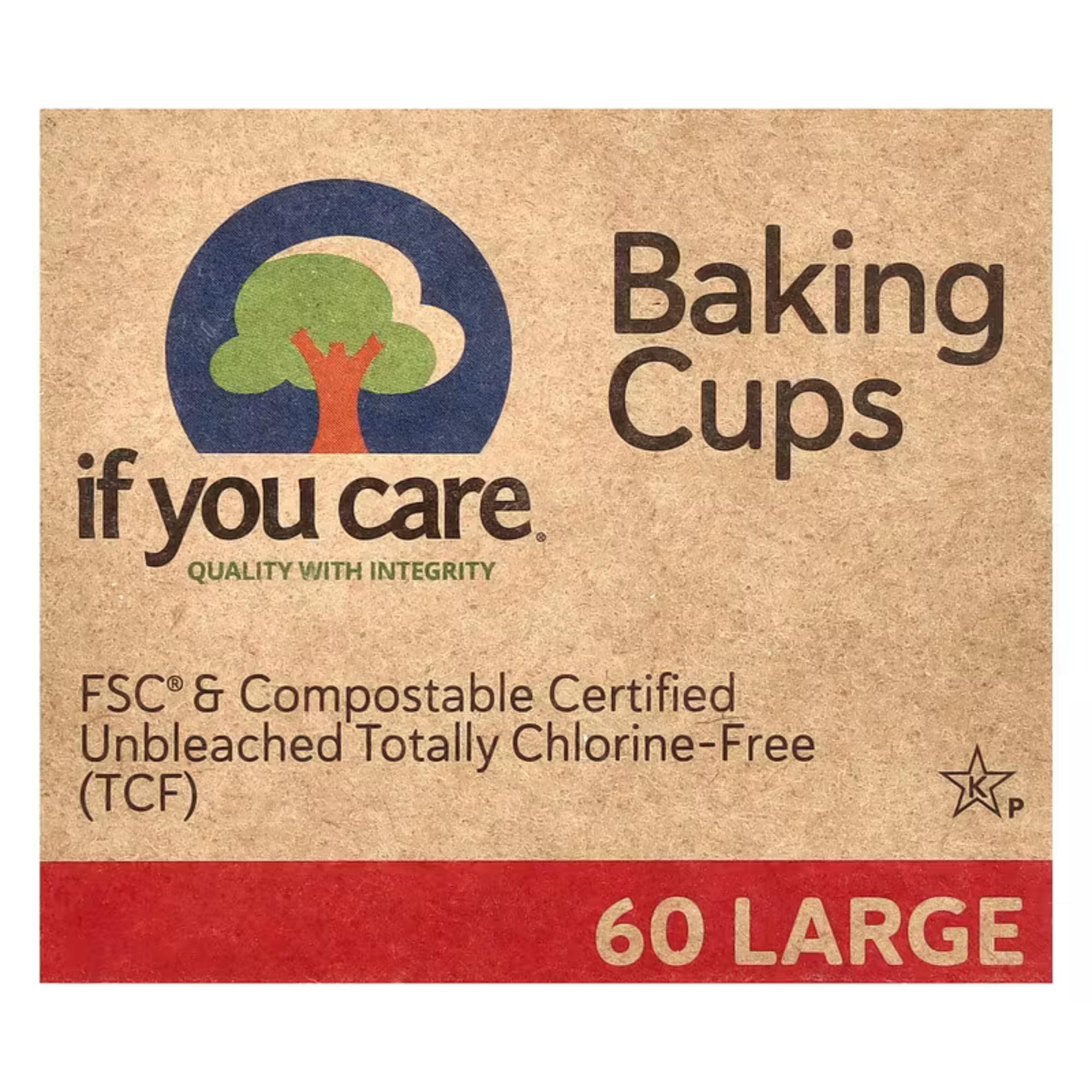 If You Care Baking Cup Large, 60 ct