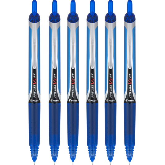 6 PENS: Pilot Precise V5 Retractable Blue Pens, Single Pen (26063) by Pilot