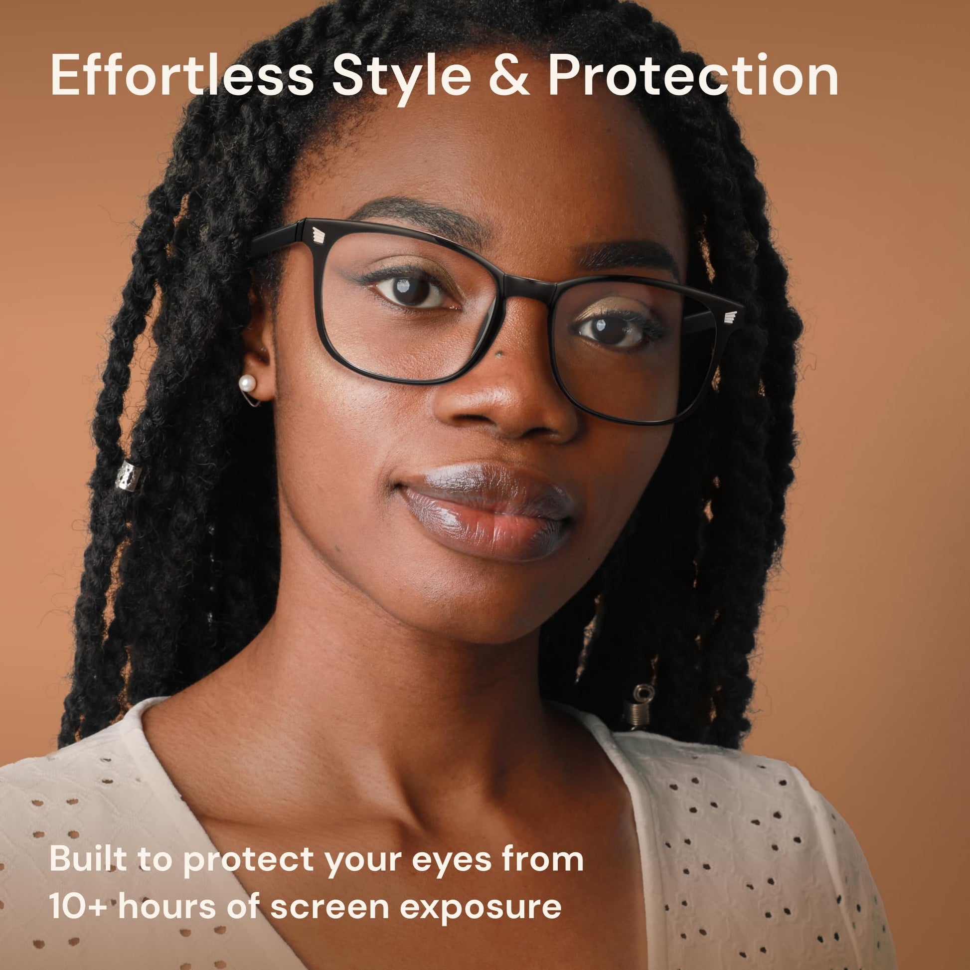 Gaoye Stylish Blue Light Glasses for Woman - Computer Glasses up to 99% Blue Light Blocking - Lightweight Frames - 3 pack