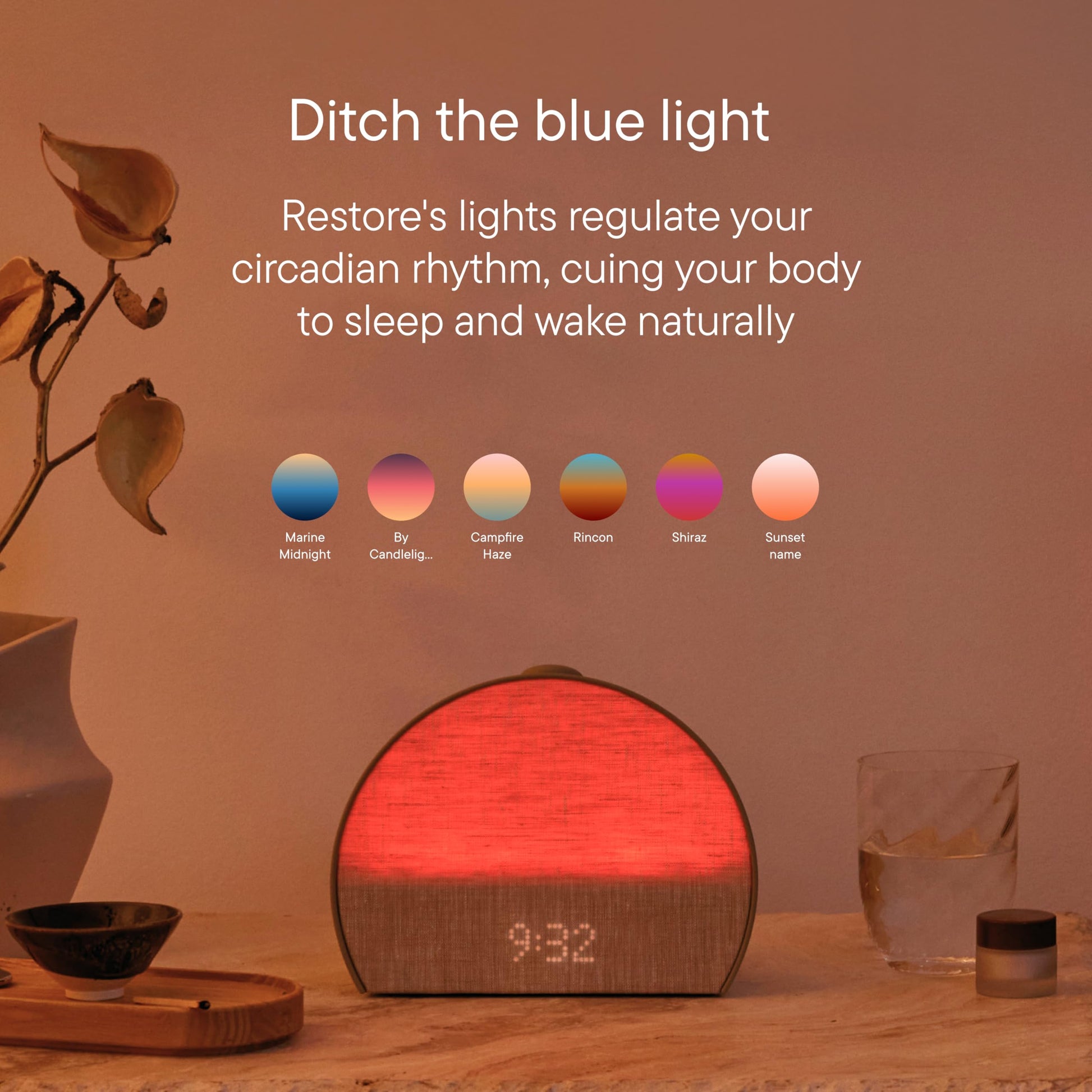 Hatch Restore 3 Sunrise Alarm Clock, Sound Machine, Smart Light (Putty) - White Noise, Screen-Free Sleep Routine