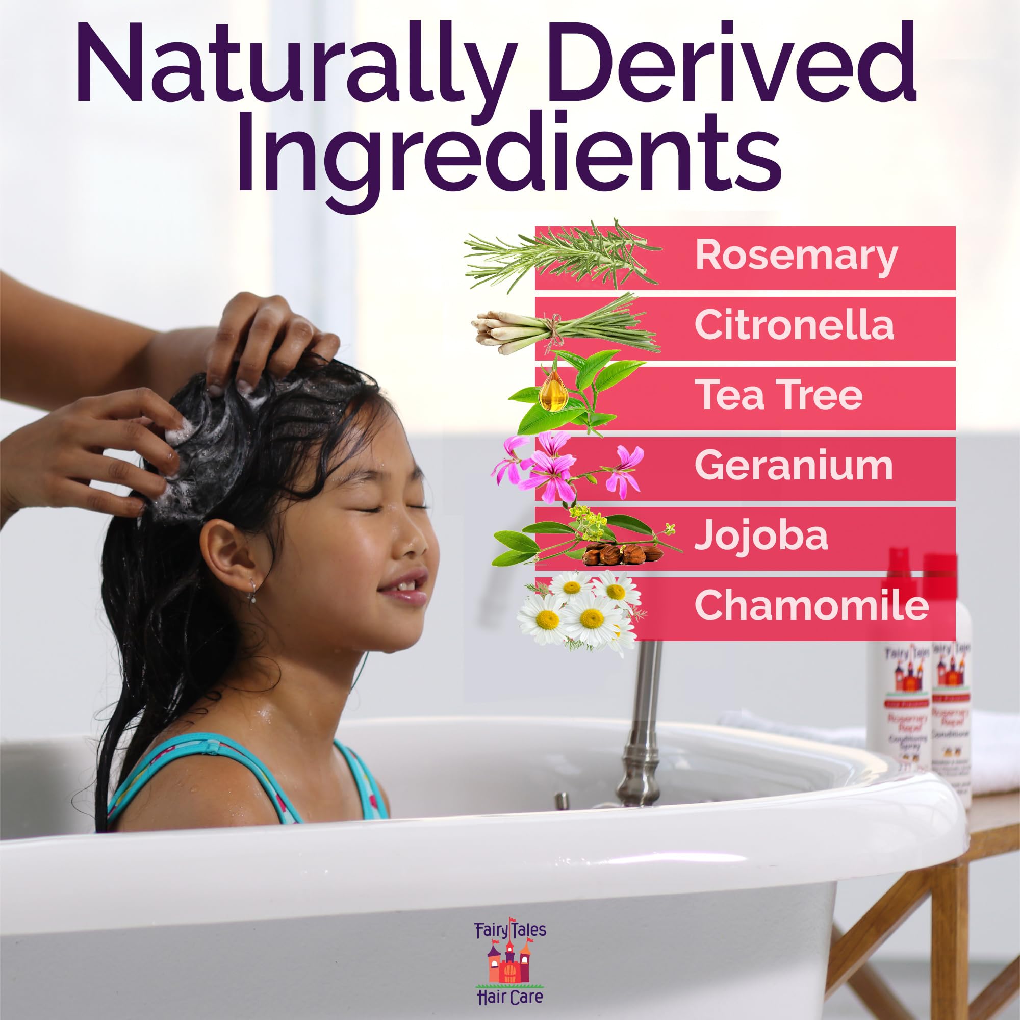 Fairy Tales Rosemary Repel Daily Kids Conditioning Spray – Kids Like the Smell, Lice Do Not, 8 fl oz. (Pack of 1)