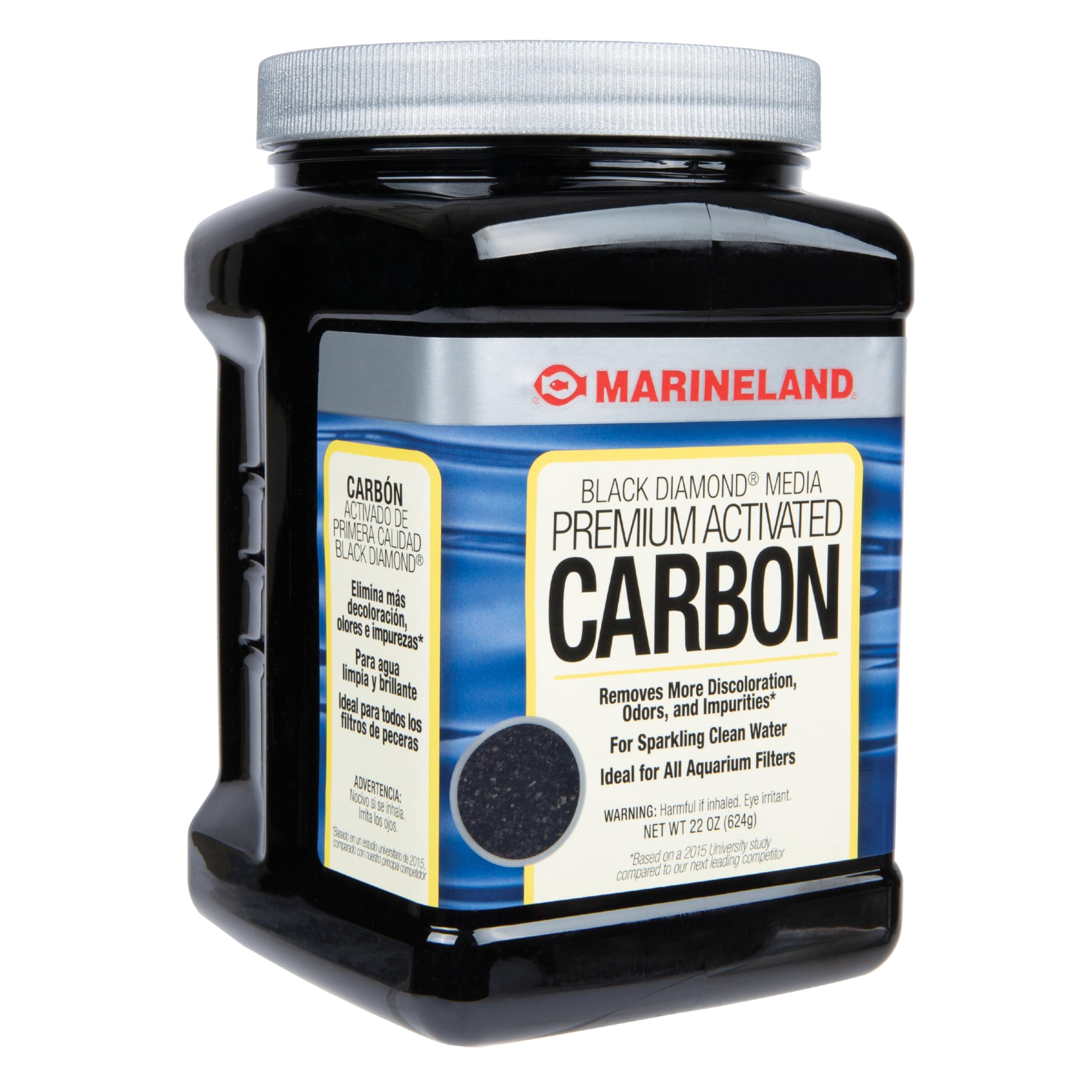 Marineland Black Diamond Premium Activated Carbon 22 Ounces, Filter Media For Aquariums