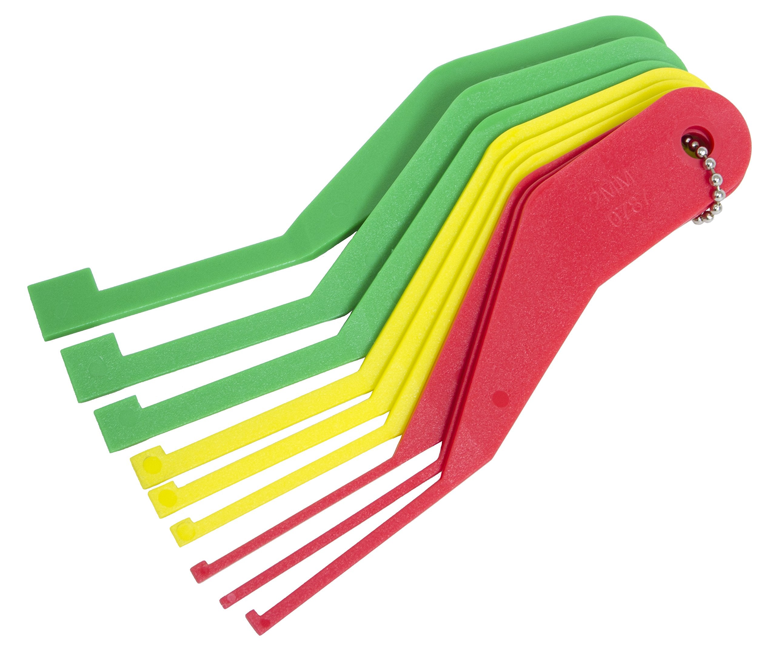 Lisle 81850 Combination Brake Lining Gauge Set,9