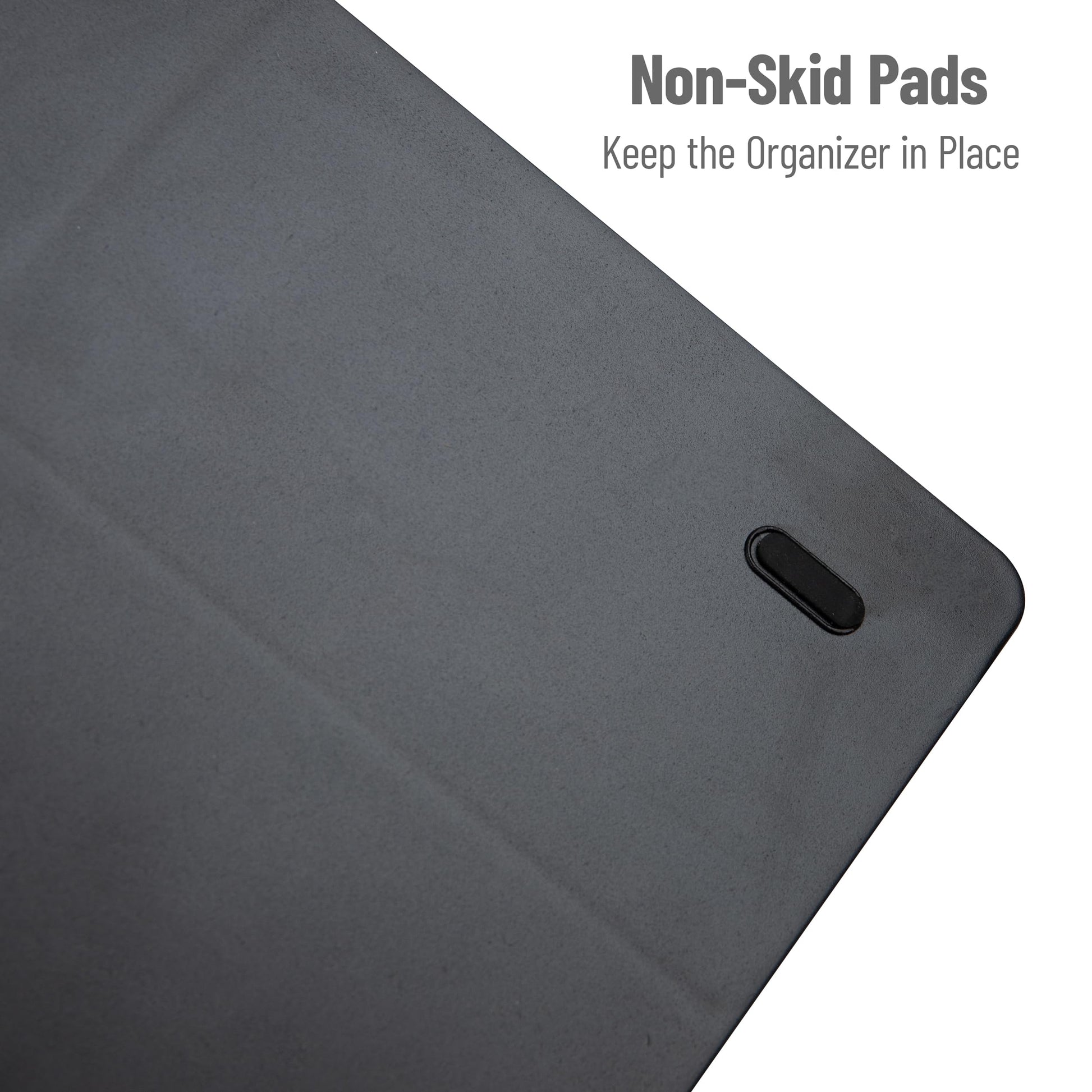 Mind Reader Cup and Condiment Station, Countertop Organizer, Coffee Bar, Kitchen, Stirrers, 17.875"L x 9.5"W x 6.625"H, Black