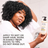 Carol's Daughter Goddess Strength Leave In Conditioner Cream, 10 Fl Oz - Strengthening and Moisturizing for Wavy, Curly Hair