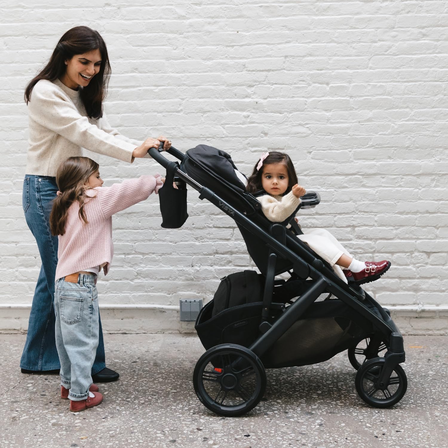 UPPAbaby Carry-All Parent Organizer / Fits on Vista, Cruz, Minu, Minu Duo, G-Series Strollers / Secure Zippered Pocket + Beverage Compartments