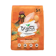Purina Beyond Grain Free White Meat Chicken and Egg Recipe Natural Cat Food High Protein Cat Food Dry Formula - 5 lb. Bag