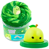 Original Squishmallows Ashley The Apple Premium Cloud Slime, 8 oz. Fluffy Slime, Green Apple Scented, 3 Fun Slime Add Ins, Pre-Made Slime for Kids, Great 6 Year Old Toys, Super Soft Sludge Toy