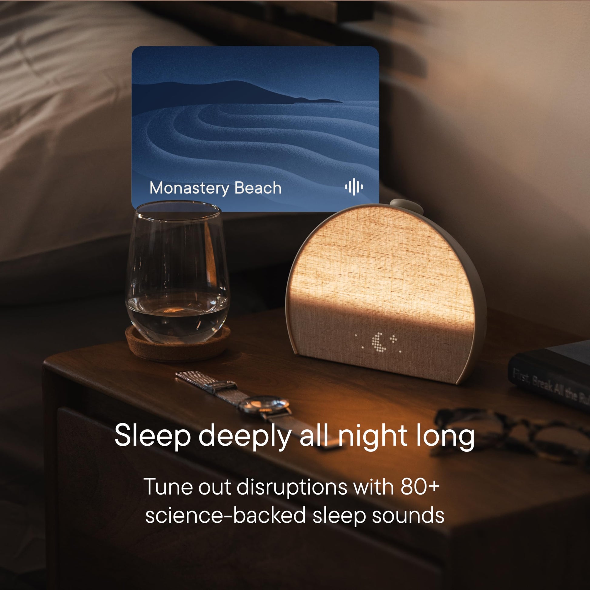 Hatch Restore 3 Sunrise Alarm Clock, Sound Machine, Smart Light (Putty) - White Noise, Screen-Free Sleep Routine