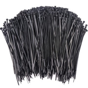 1000 Pcs Zip Ties, 6 Inch Self-Locking Nylon Cable Ties, Premium Heavy Duty Plastic Wire Ties Wraps for Indoor and Outdoor (Black)