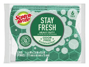 Scotch-Brite Scrub Dots Heavy Duty Sponge, Powerful Scrubbing, Rinses Clean, For Washing Dishes and Cleaning Kitchen, 6 Scrub Sponges