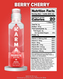 Karma Probiotic Water - 12 Pack, Berry Cherry Drink - Immune & Gut Health Support