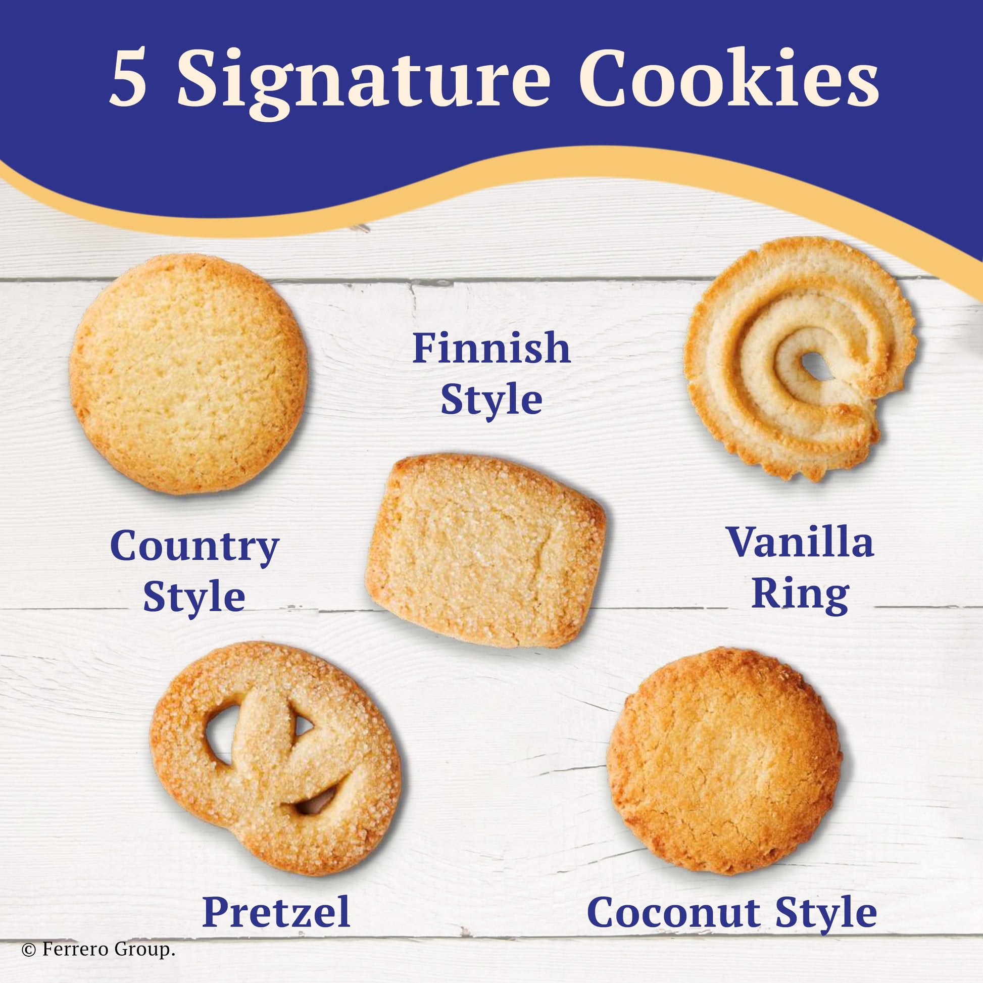 Royal Dansk Danish Cookie Selection, No Preservatives or Coloring Added, 12 Oz. (Pack of 1)