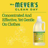 MRS. MEYER'S CLEAN DAY Liquid Laundry Detergent, Biodegradable Formula Infused with Essential Oils, Honeysuckle, 64 oz - Pack of 2 (128 Loads)