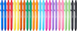 Amazon Basics Retractable Ballpoint Pen - Assorted Colors - 24-Pack