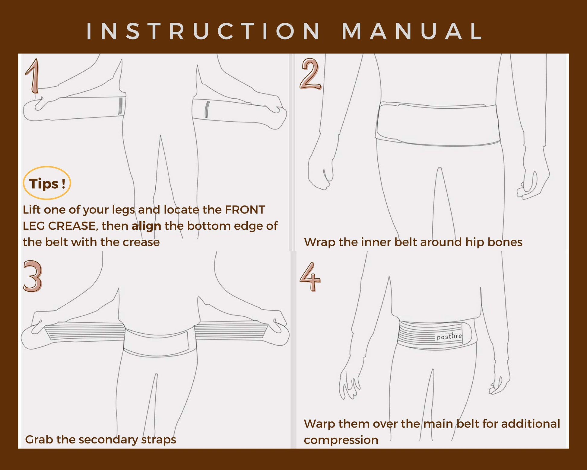 Vriksasana Posture Sacroiliac Hip Belt for Women and Men That Alleviates Sciatic, Pelvic, Lower Back, Leg and Sacral Nerve Pain Caused by Si Joint Dysfunction| Trochanter Brace (Regular, Black)