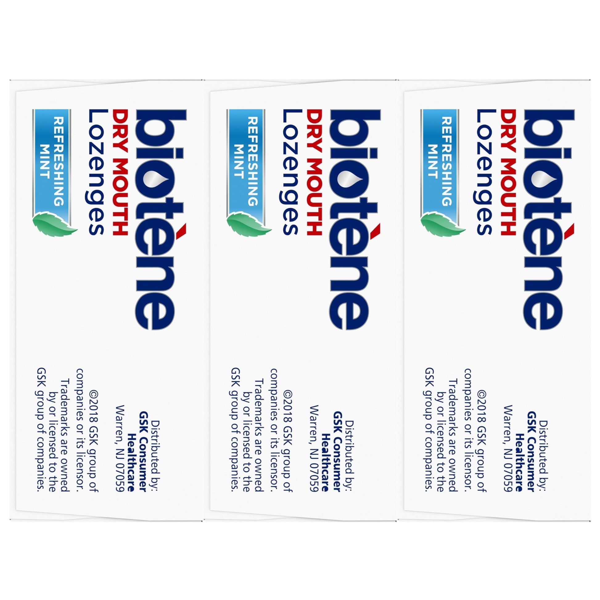 biotène Dry Mouth Lozenges for Dry Mouth and Fresh Breath, Dry Mouth Relief and Breath Freshener, Refreshing Mint - 27 Count (Pack of 3)