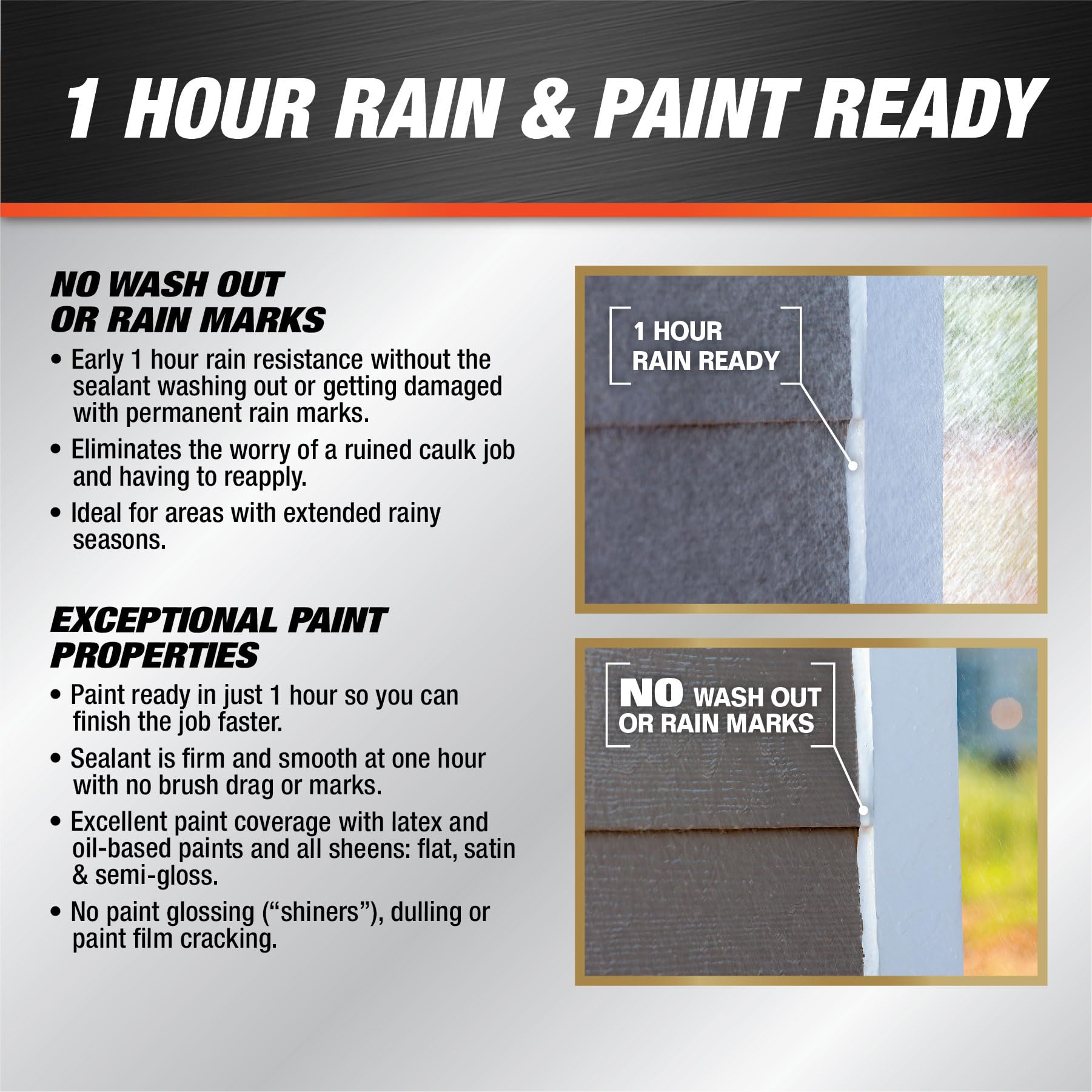 DAP Dynaflex Ultra Advanced Exterior Sealant, Light Gray, 10.1 Oz (7079818219)