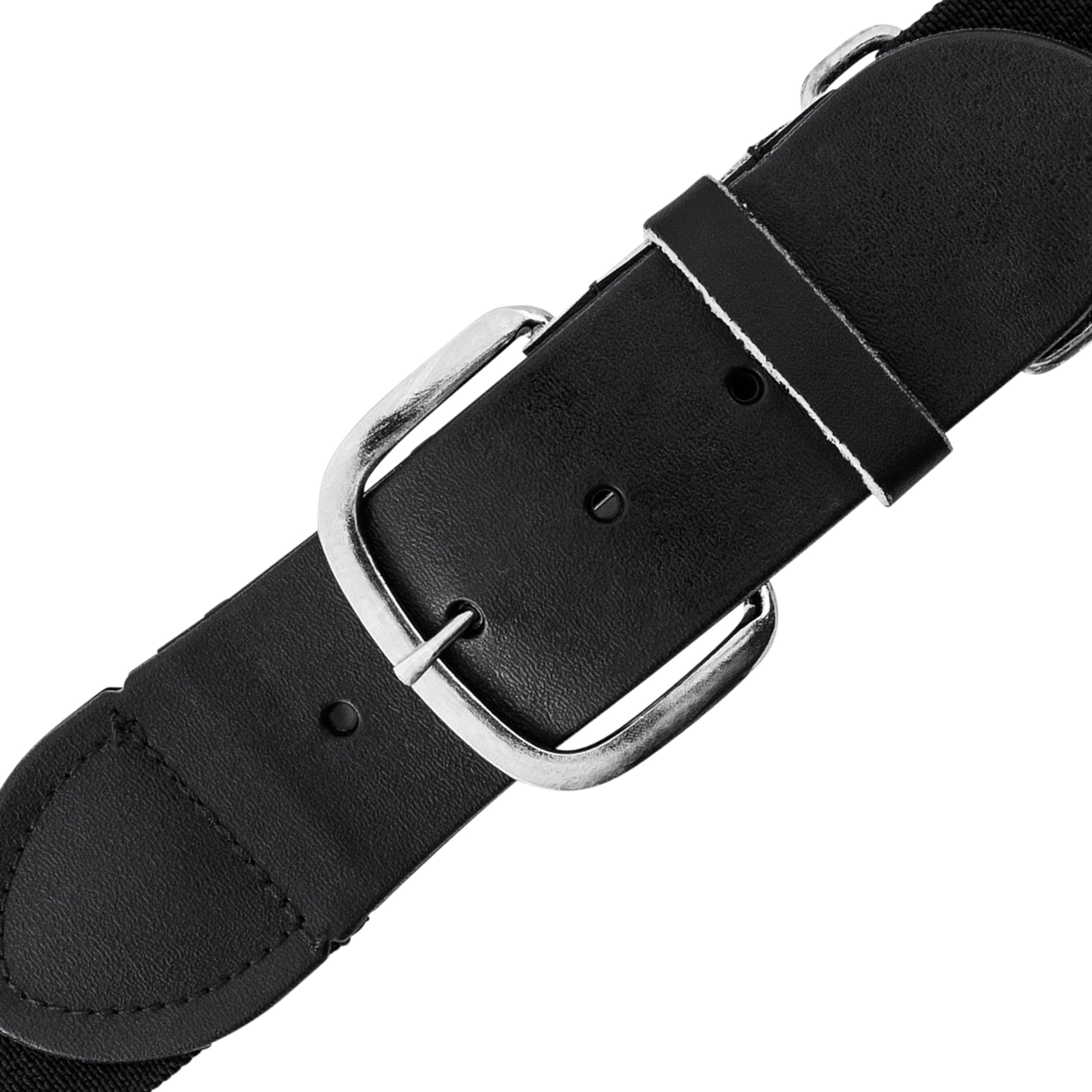 Champion Sports Youth Uniform Adjustable Elastic Belt Adults – 1.5" Wide – for Baseball, Softball & More, Black, Youth (18-32 Inches)
