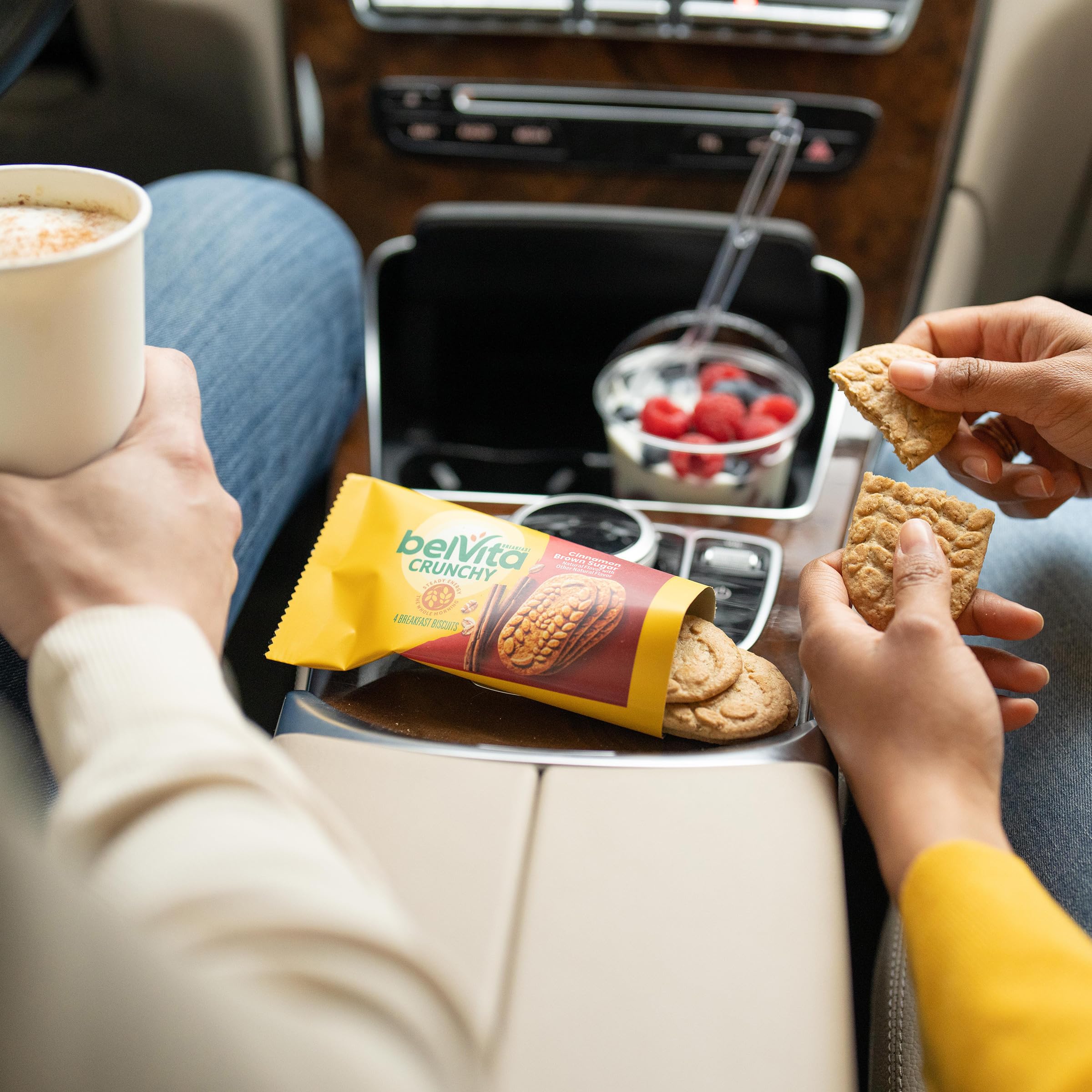 belVita Breakfast Bars Biscuits, Cinnamon Brown Sugar, Value Pack, 12 Packs (4 Biscuits Per Pack)