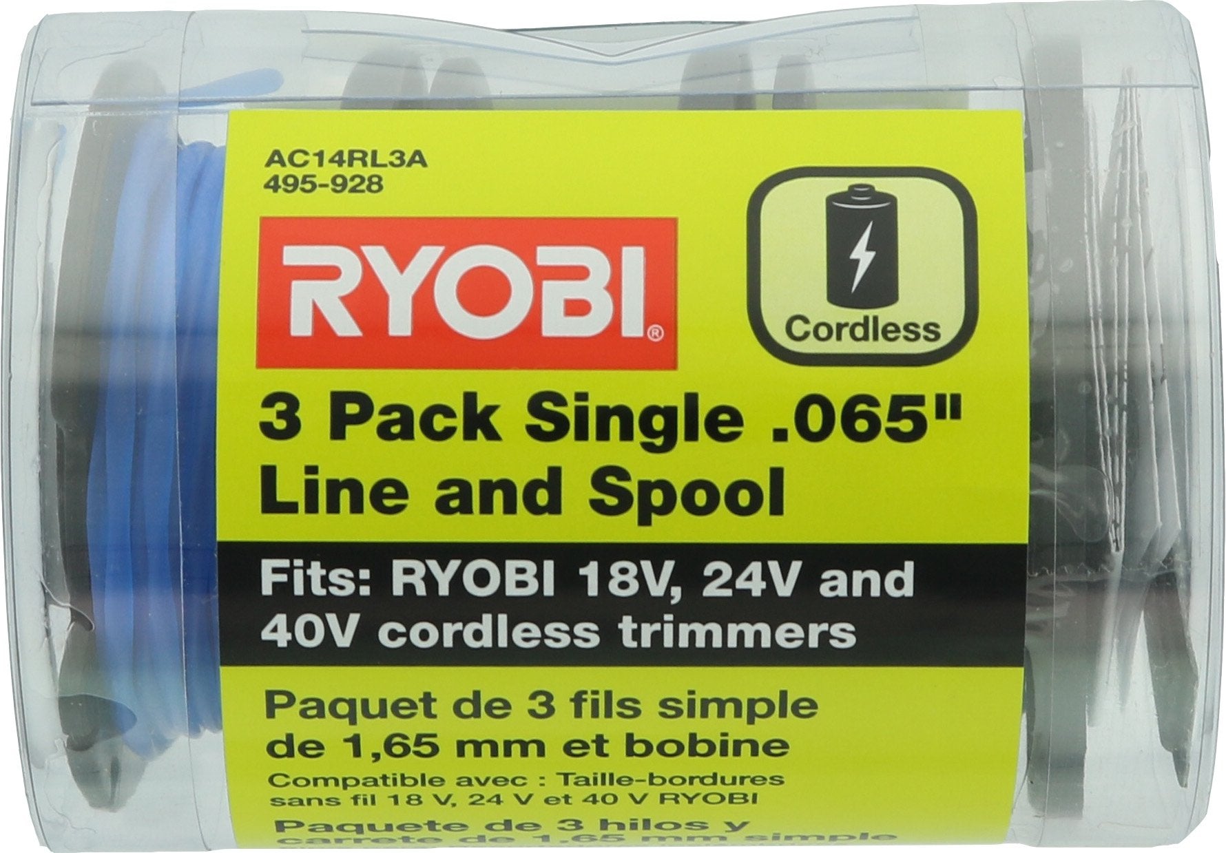 RYOBI ONE+ 0.065 Spool (3-Pack)