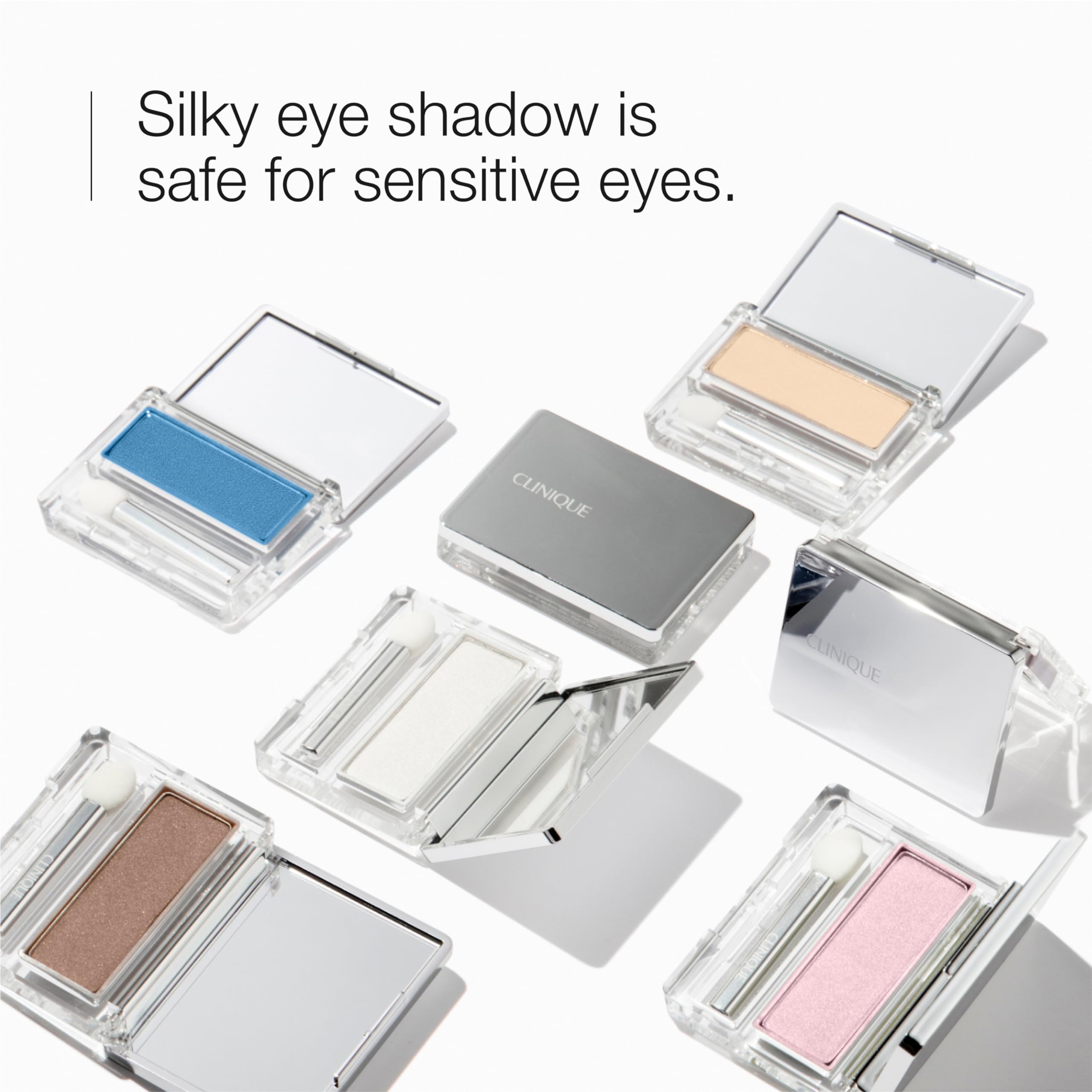 Clinique All About Shadow Single Eye Shadow Makeup | Safe For Sensitive Eyes, French Vanilla