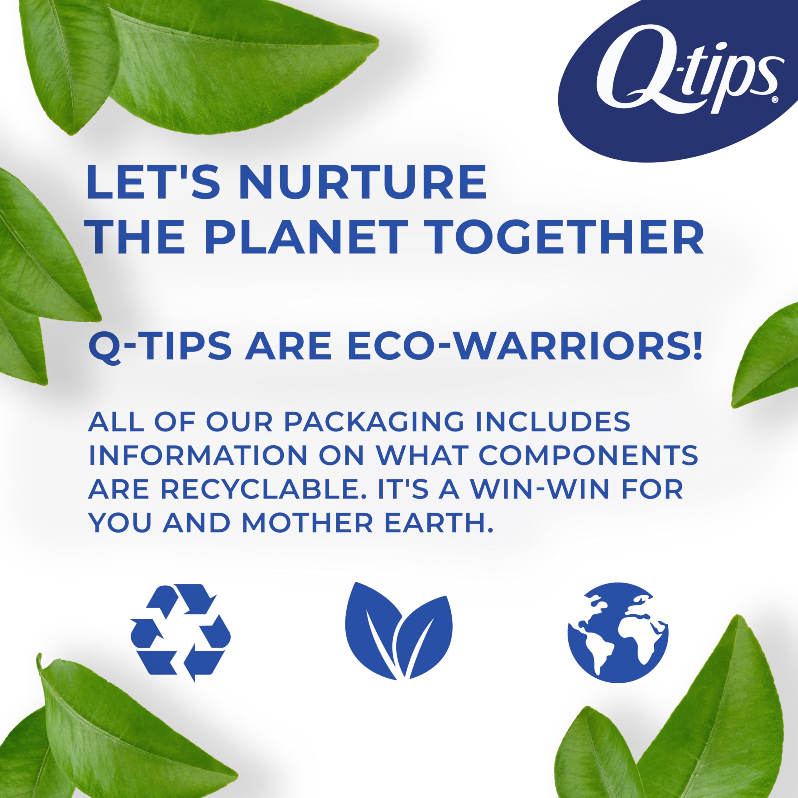 Q-tips Cotton Swabs, Original, For Home, First Aid and Beauty, 100% Cotton, 625 Count