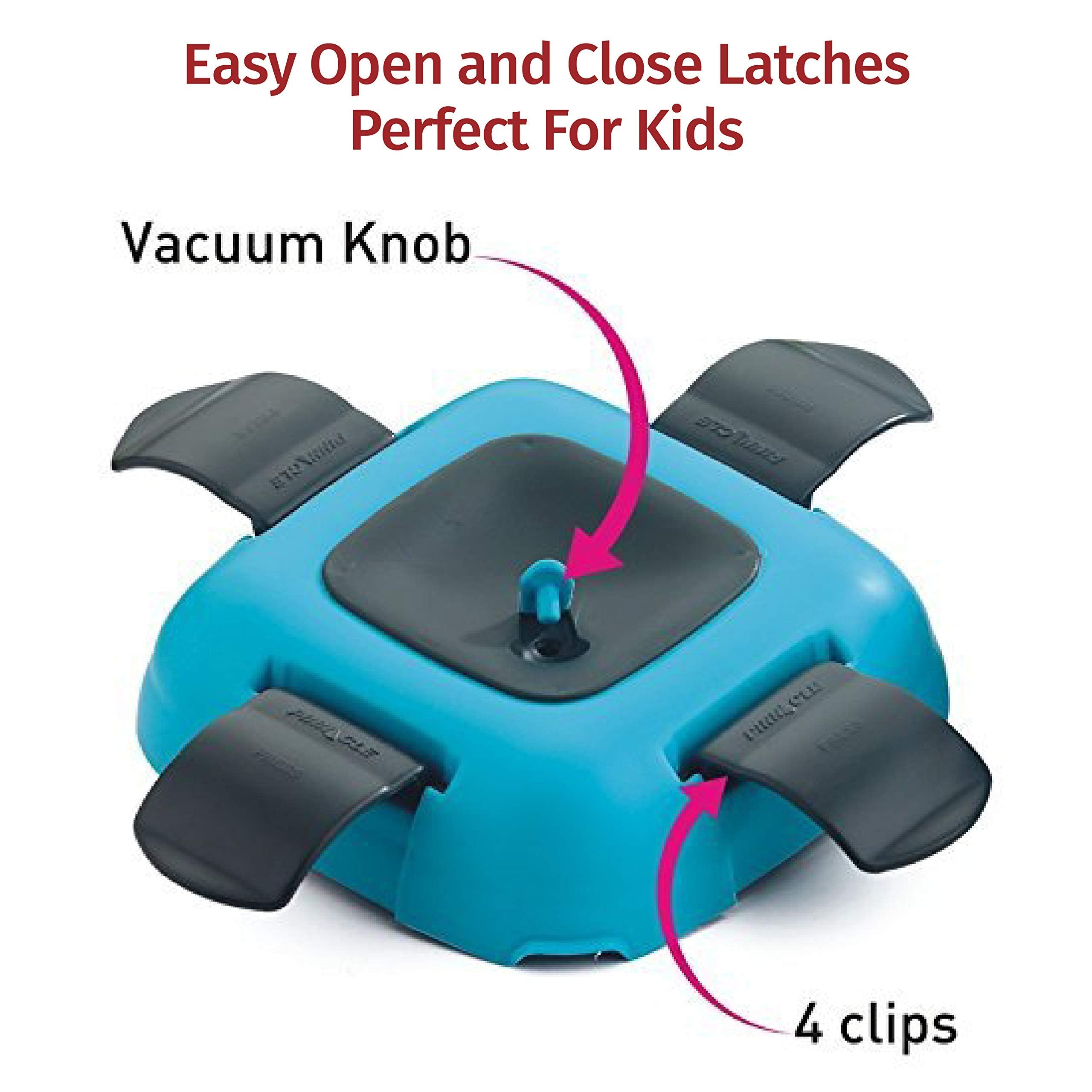 Pinnacle Insulated Leak Proof Lunch Box for Adults and Kids - Thermal Lunch Container With NEW Heat Release Valve 16 oz ~Set of 2~ Blue-Green