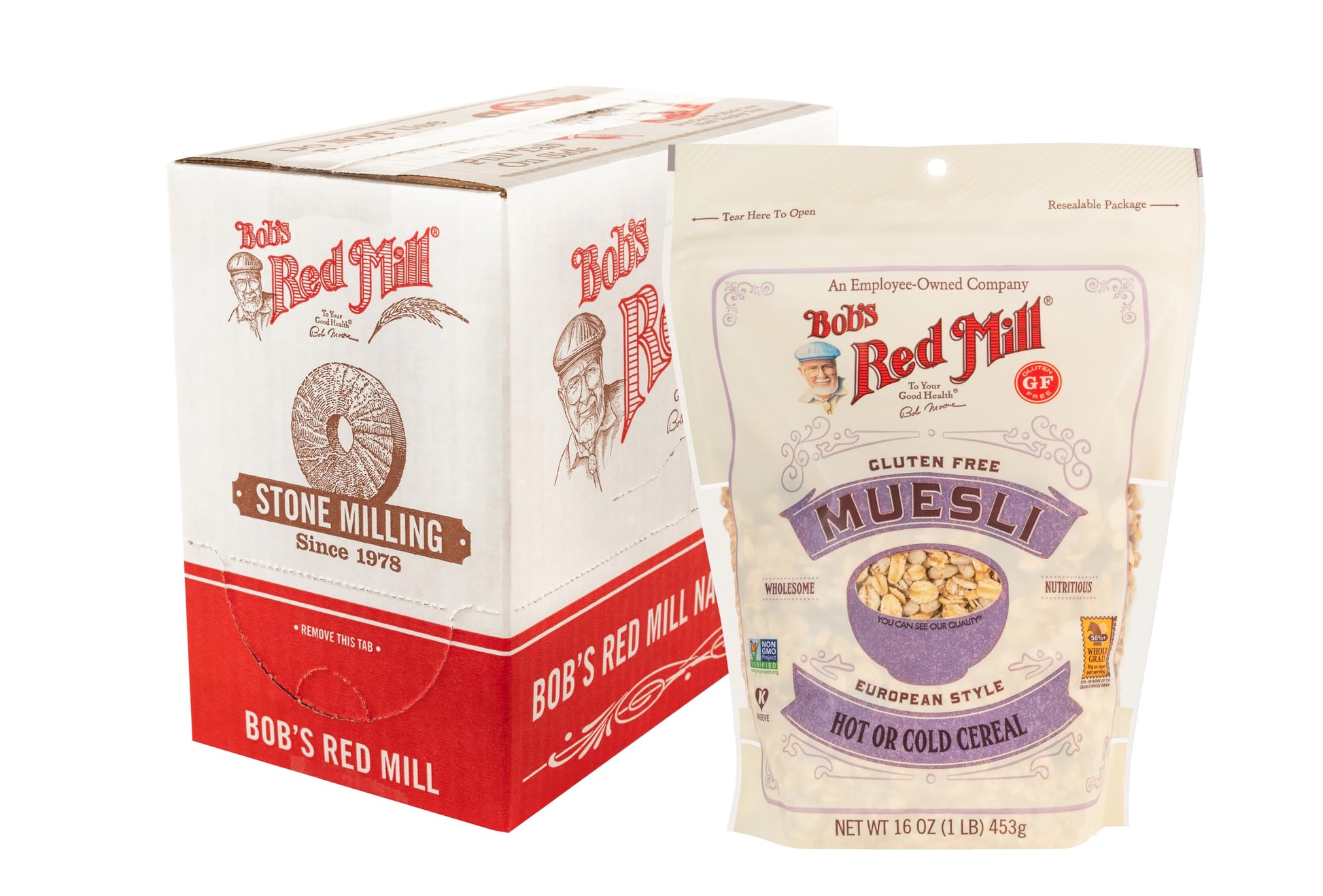 Bob's Red Mill Gluten Free Muesli, 16oz (Pack of 4) - Gluten Free, Non GMO, Kosher