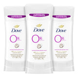 Dove Aluminum Free Deodorant for Women 24-Hour Odor Protection, Coconut and Pink Jasmine, 7.8 Oz, 3 Count