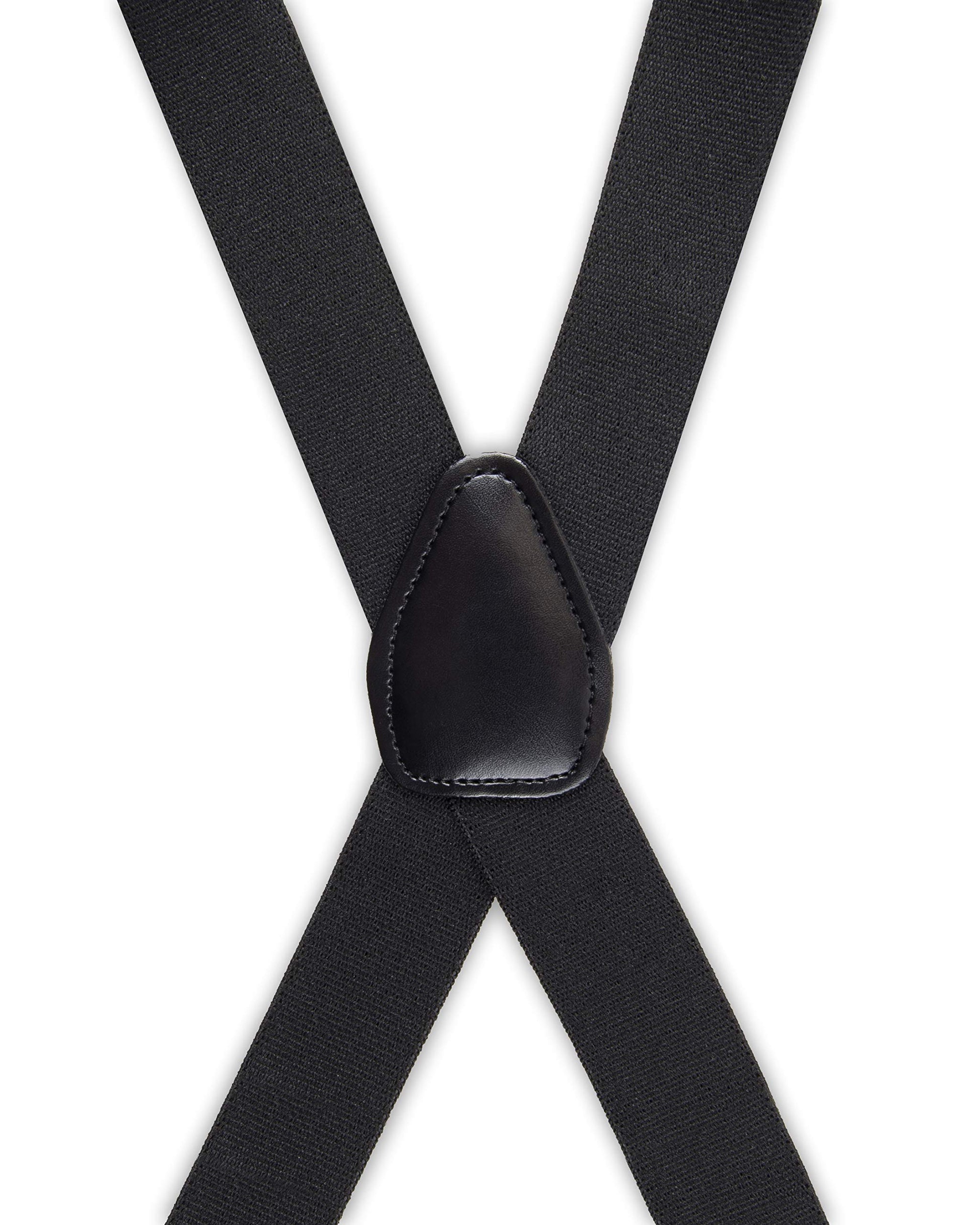 Dockers Men's Solid Suspender ,Black,