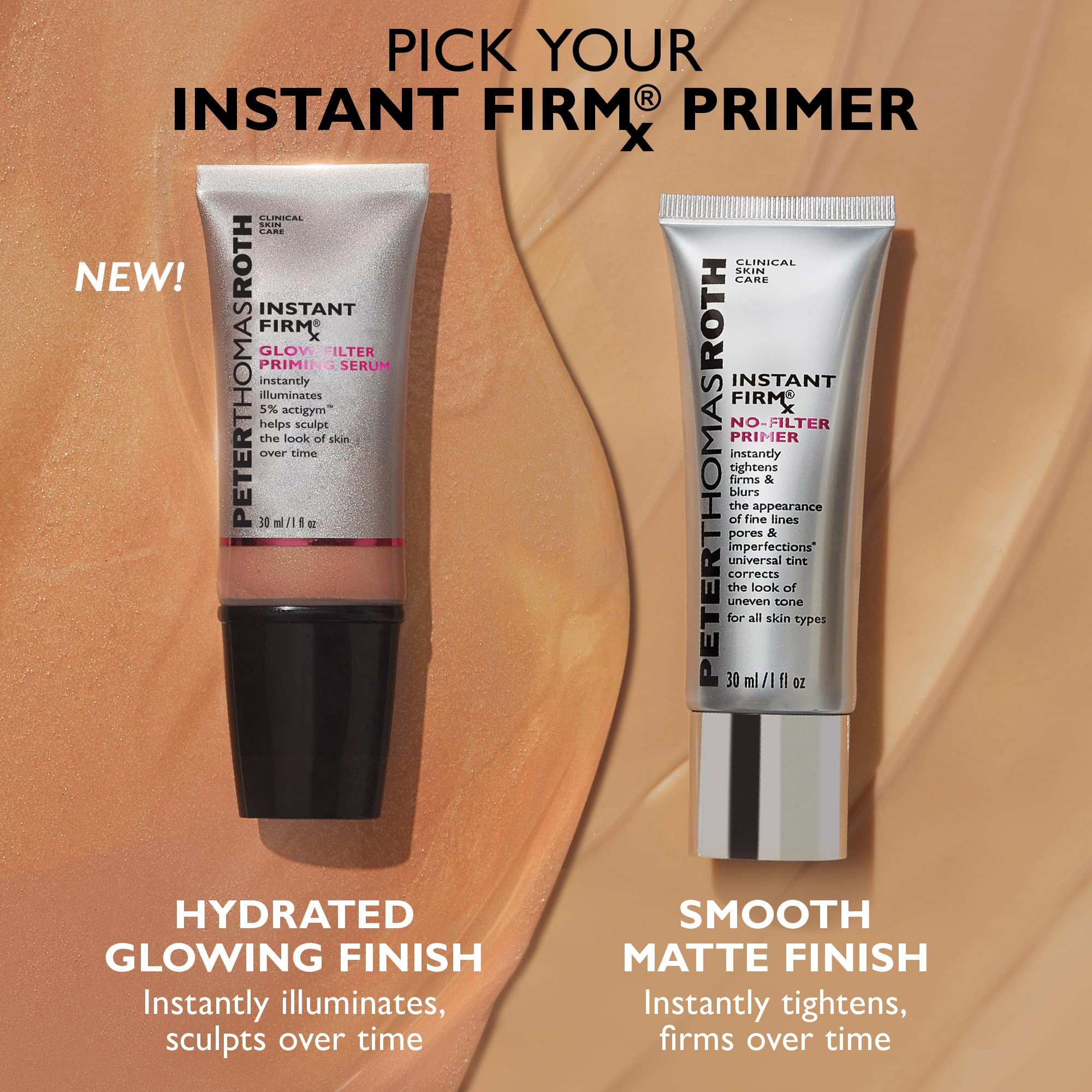 Peter Thomas Roth | Instant FIRMx® No-Filter Primer, Instant Skin Tightener, Skin Firmer, Makeup Primer For Face, Blurring Face Primer