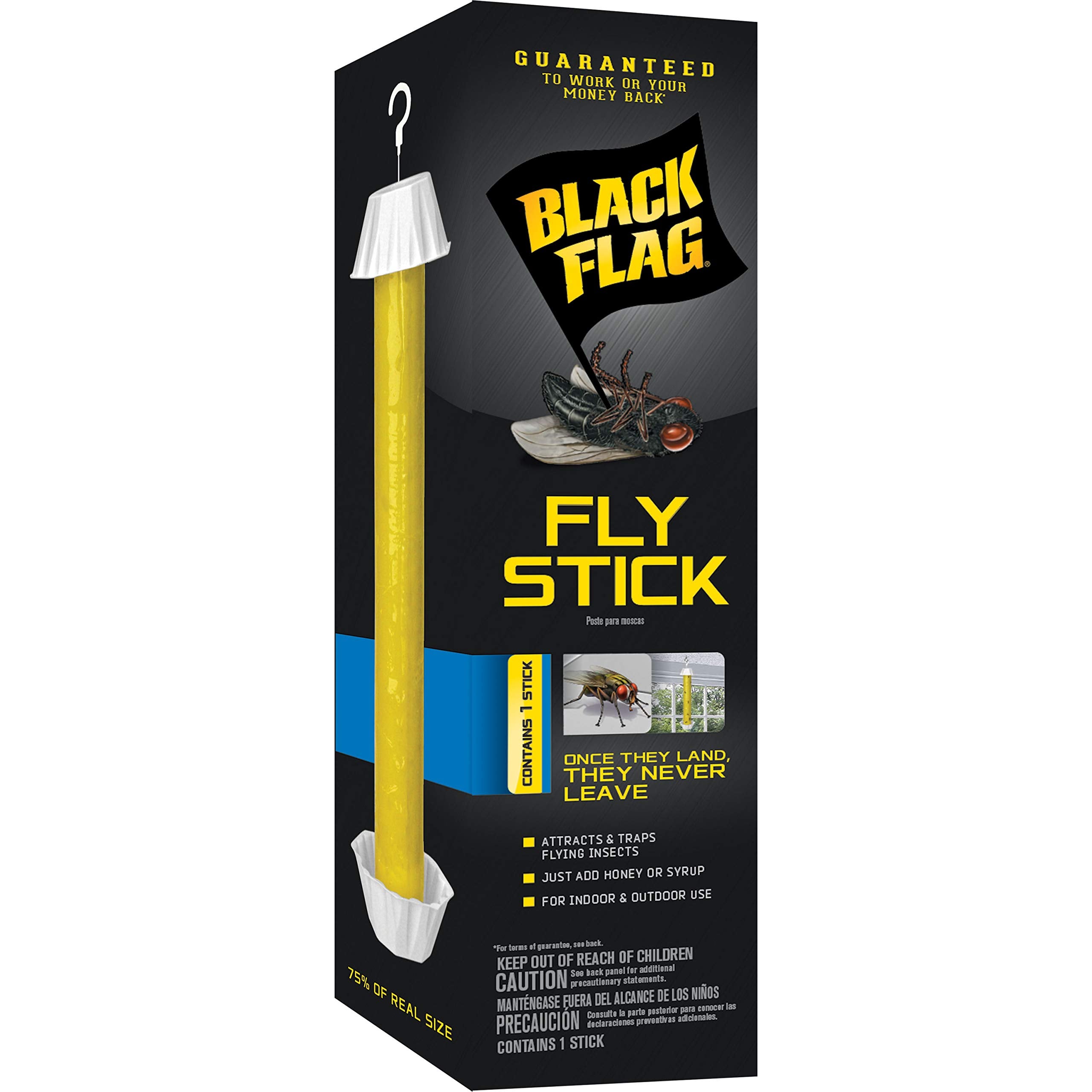 Black Flag Fly Stick Insect Trap, 1 ct