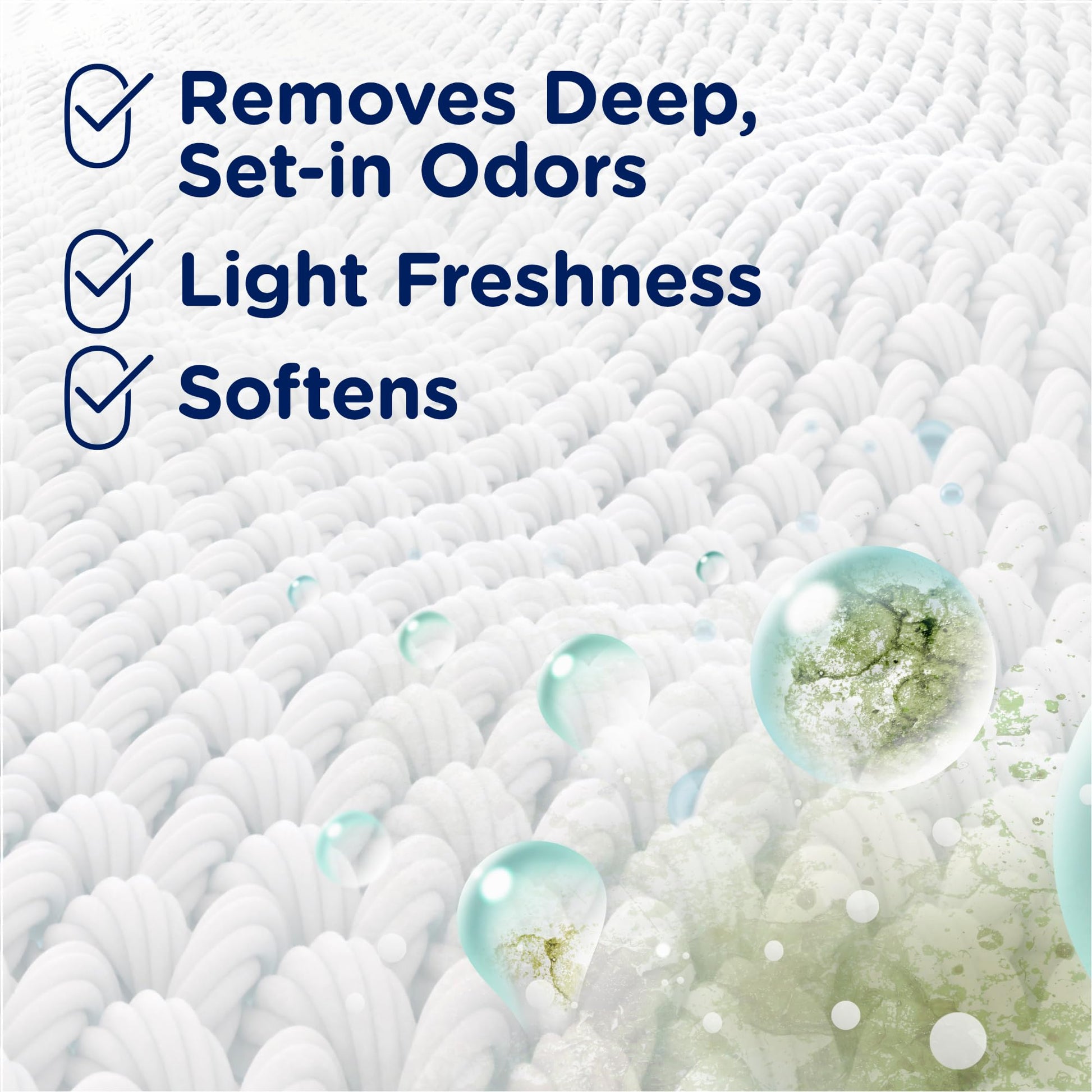 Downy Rinse & Refresh Laundry Odor Remover And Fabric Softener, Cool Cotton, 48 Fl Oz, HE Compatible Laundry Sanitizer, Safe On All Fabrics, Downy Fabric Softener, Liquid Fabric Softener