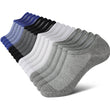 wernies No Show Men Socks, Low Cut Ankle Sock, Men Short Socks Casual Cotton Socks Size 6-10