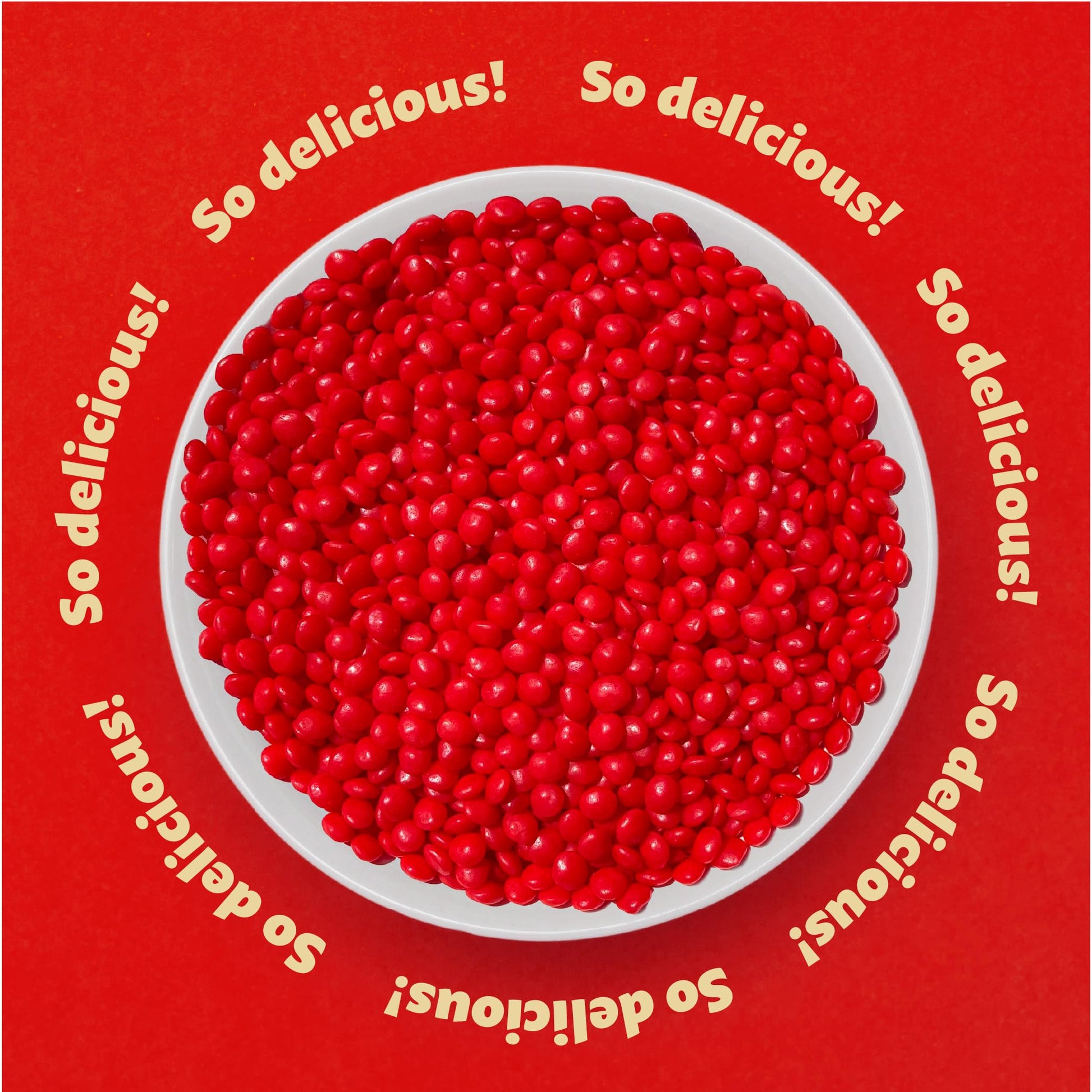 Cinnamon Imperials | 1-Pound Bag | Hard Candy | Red Spicy Sweets | Classic Cinnamon Candies