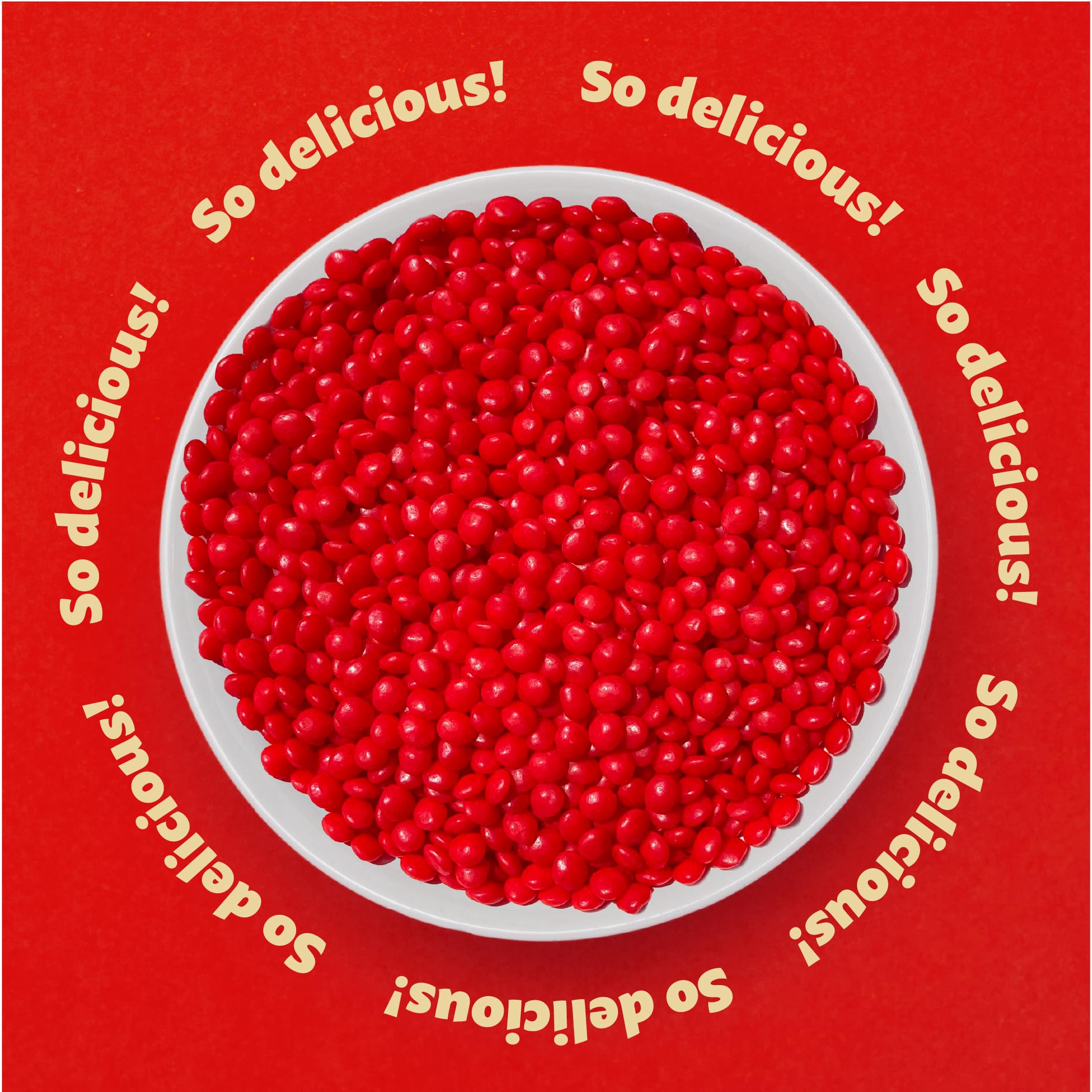 Cinnamon Imperials | 1-Pound Bag | Hard Candy | Red Spicy Sweets | Classic Cinnamon Candies