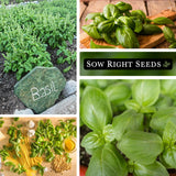 Sow Right Seeds - Genovese Sweet Basil Seed for Planting - Non-GMO Heirloom Packet with Instructions to Plant and Grow a Kitchen Herb Garden - Indoors or Outdoor - Great for Hydroponic Gardening (1)