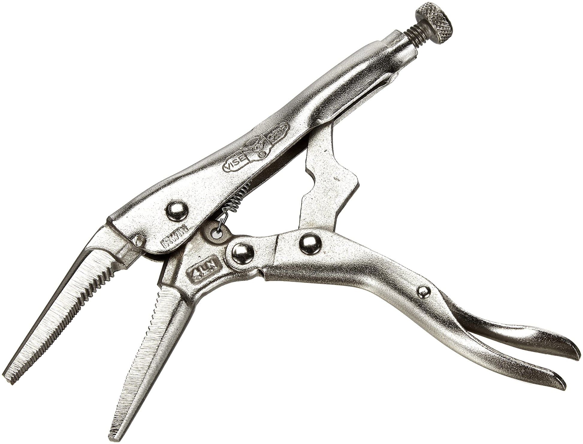 IRWIN VISE-GRIP Original Locking Pliers, Long Nose, 4-Inch (1602L3), 100mm