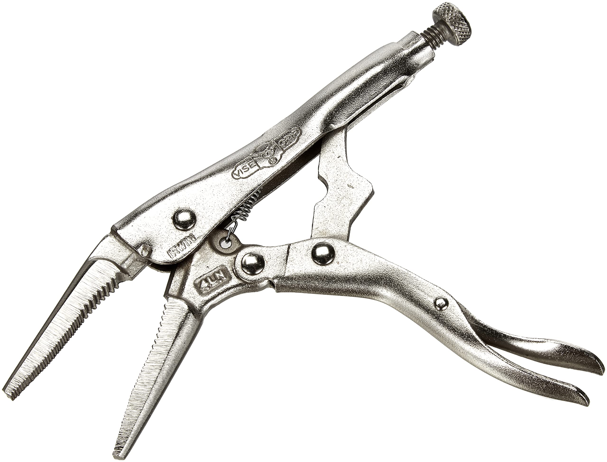 IRWIN VISE-GRIP Original Locking Pliers, Long Nose, 4-Inch (1602L3), 100mm