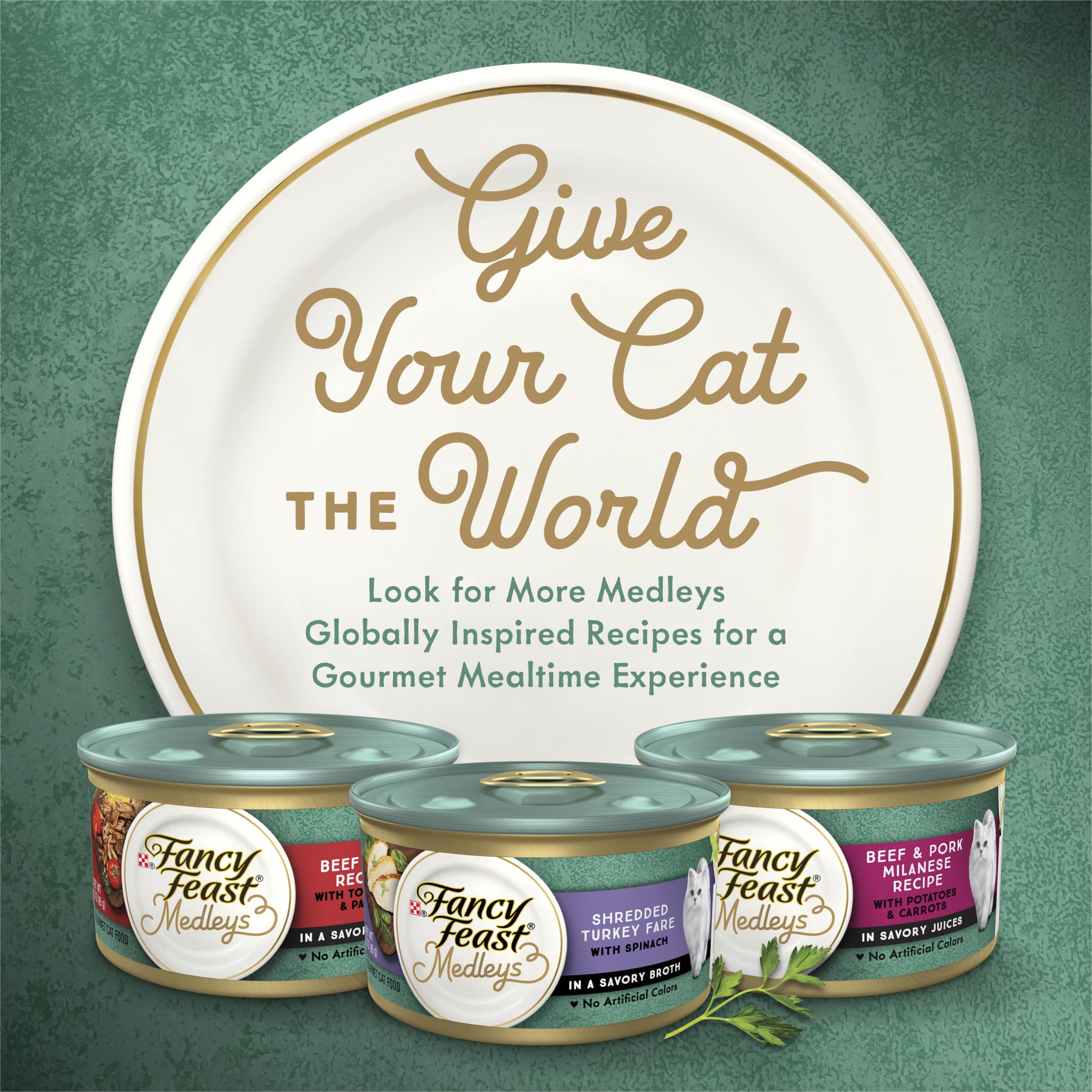 Purina Fancy Feast Wet Cat Food Variety Pack, Medleys White Meat Chicken in Sauce Collection - (Pack of 12) 3 oz. Cans