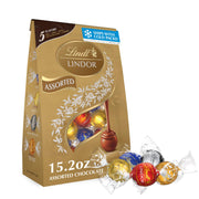 Lindt LINDOR Assorted Chocolate Candy Truffles, Halloween Candy Variety Pack, 15.2 oz. Bag